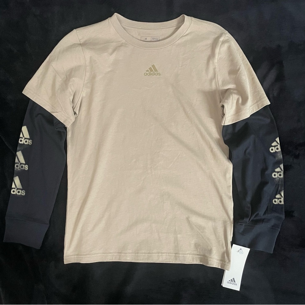 Adidas Tan Long Sleeve Shirt